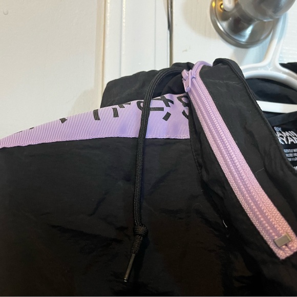 By Samii Ryan Goodbye Japan Black&lavender Windbreaker - Picture 6 of 7